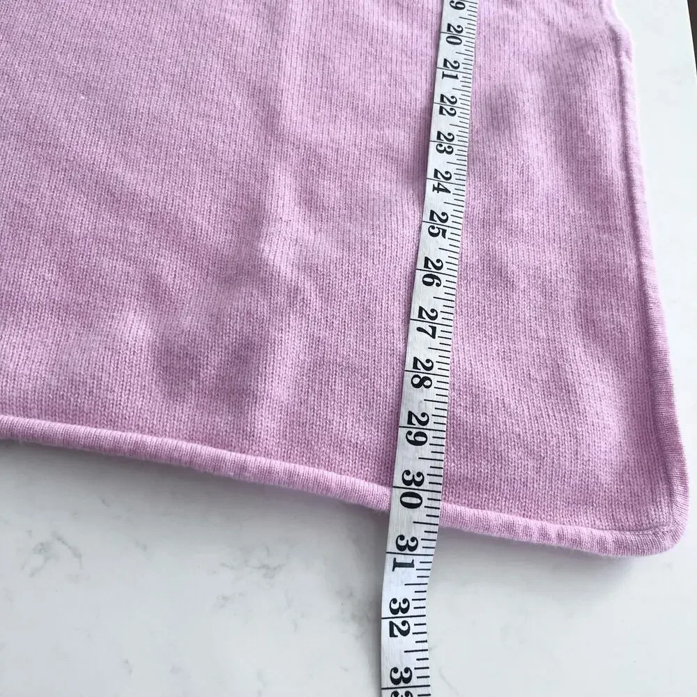 Jacadi girls pink 100% cashmere hooded blanket